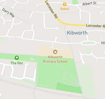 map for Kibworth Church of England Primary School