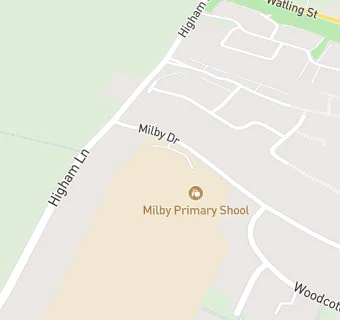 map for Milby Primary School