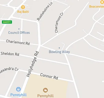 map for Charlemont Bowling Club