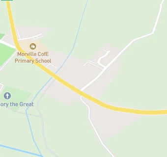 map for Morville CofE (Controlled) Primary School