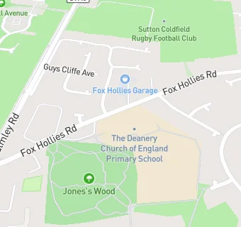map for The Deanery Church of England Primary School