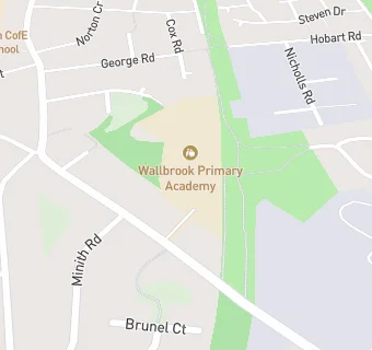 map for Wallbrook Primary School