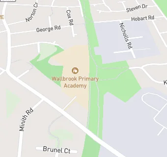 map for Wallbrook Primary Academy