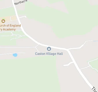 map for Caston Village Hall