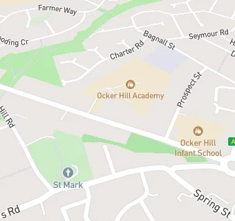 map for Ocker Hill Infant School