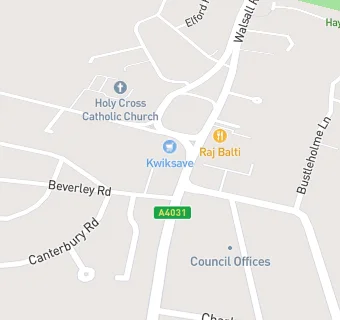 map for Black Country Chippy