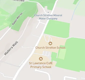 map for Church Stretton School