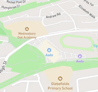 map for Asda Pharmacy