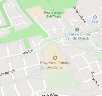 map for Braybrook Primary School