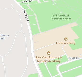 map for Great Barr School