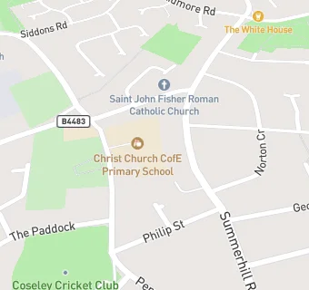 map for Christ Church CofE Primary School