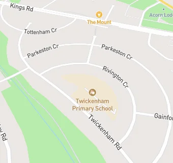 map for Twickenham Primary School