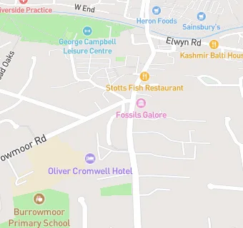 map for Oliver Cromwell Hotel