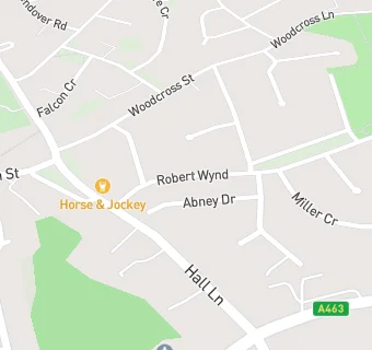 map for Horse And Jockey