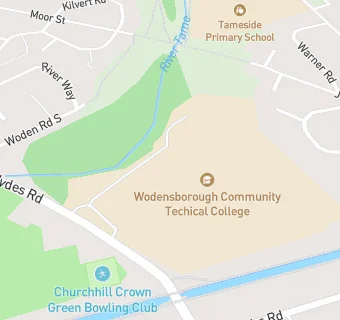 map for Wodensborough Ormiston Academy