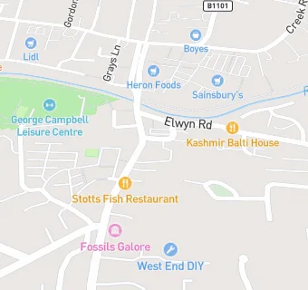 map for Ye Olde Griffin Hotel