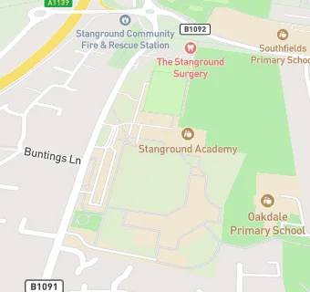 map for Greenwood Foundation at Stanground College