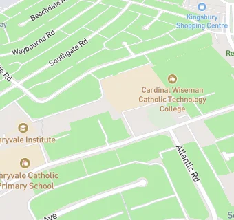 map for Cardinal Wiseman Catholic School