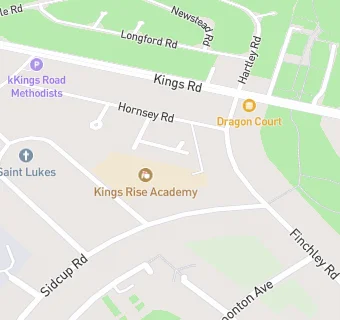 map for Kings Rise Community Primary School