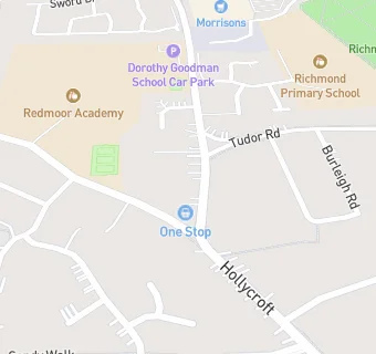 map for Dorothy Goodman School Hinckley