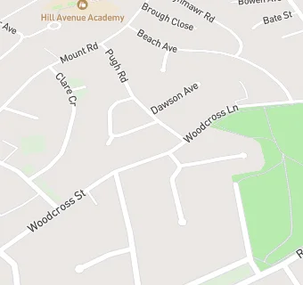 map for Woodcross Fish Bar