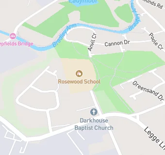 map for Rosewood School