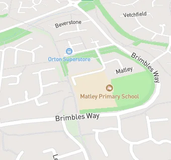 map for Matley Primary School