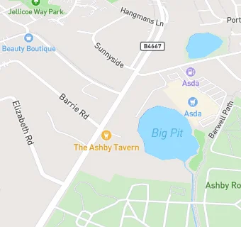 map for Ashby Road Newsagents