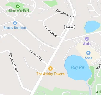 map for Ashby Court