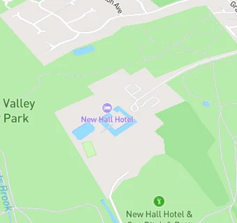 map for New Hall Hotel