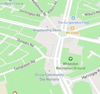 map for Kingstanding Public House