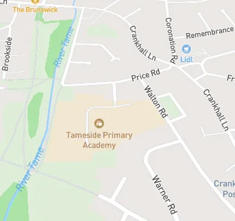 map for Tameside Primary Academy