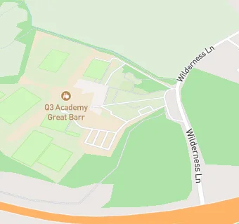 map for Q3 Academy Great Barr