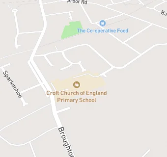 map for Croft Church of England Primary School