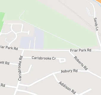 map for Leisure United Friar Park