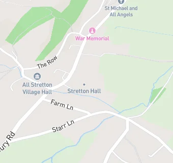 map for Stretton Hall Nursing Home