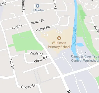 map for Dhillon's Fish Bar