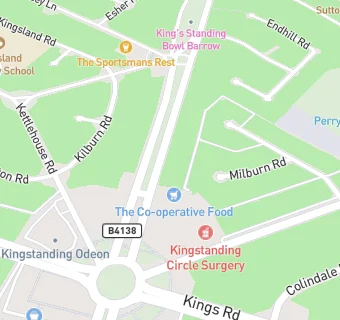 map for Kingstanding Chinese