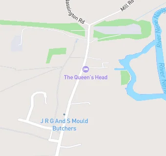 map for Queens Head Inn