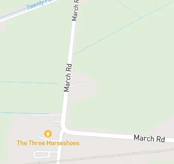 map for The Three Horseshoes Public House