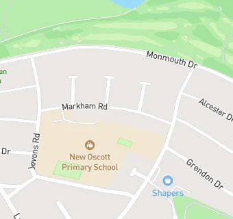 map for New Oscott Primary School