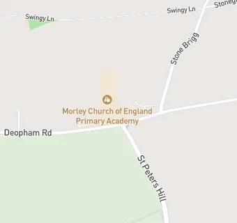 map for Morley Pre-School Group