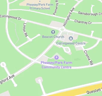 map for Pheasey Park Farm Community Centre