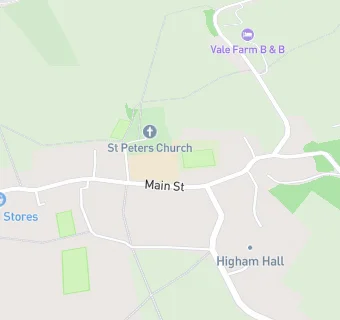 map for Higham-on-the-Hill Church of England Primary School