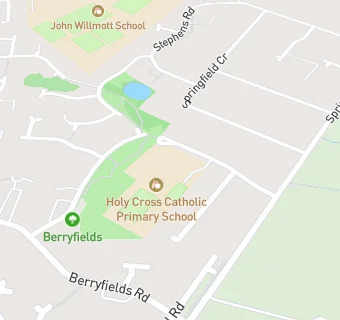 map for Holy Cross Catholic Primary School