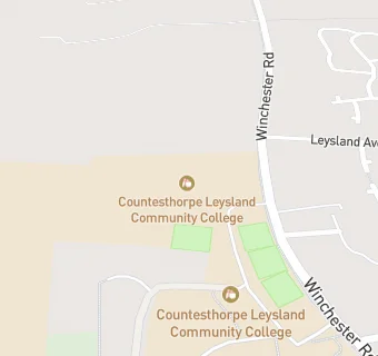 map for Countesthorpe Academy