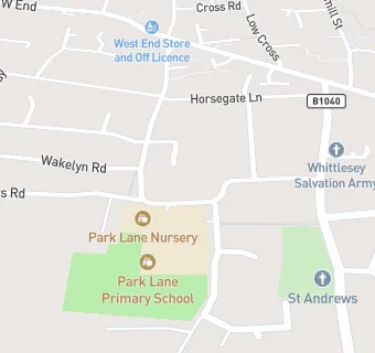 map for Caterlink At Park Lane Primary And Nursery School