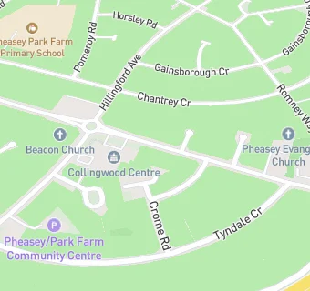 map for Collingwood Family Practice