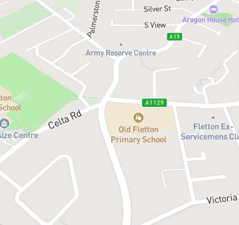 map for Old Fletton Primary School