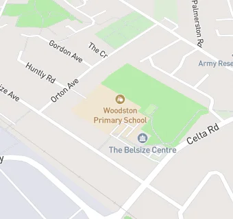 map for Woodston Primary School